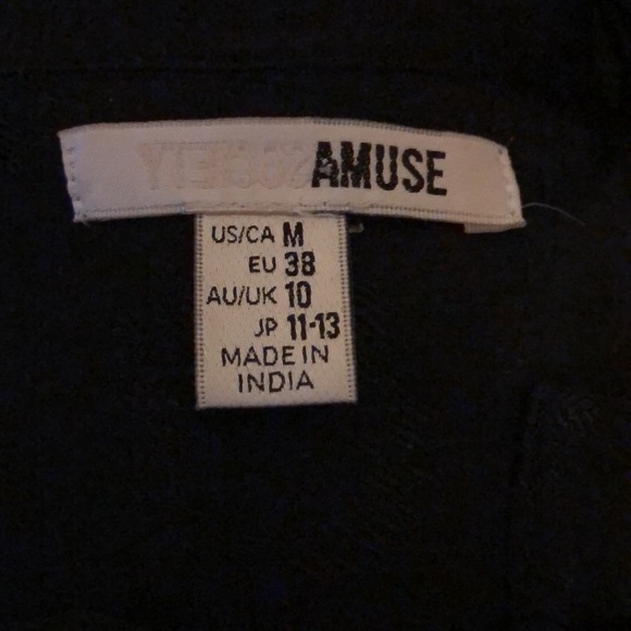 AMUSE SOCIETY - 2 Tone Flowy Button Up - Picture 7 of 7